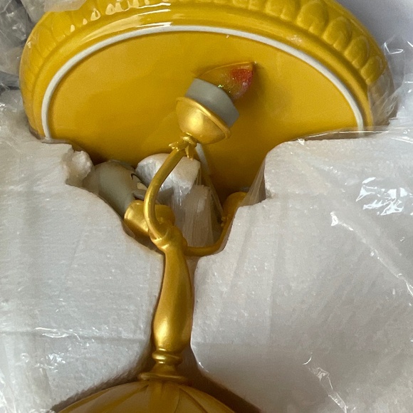 DISNEY Beauty and the Beast Other - DISNEY LUMIERE CAKE STAND NEW IN BOX